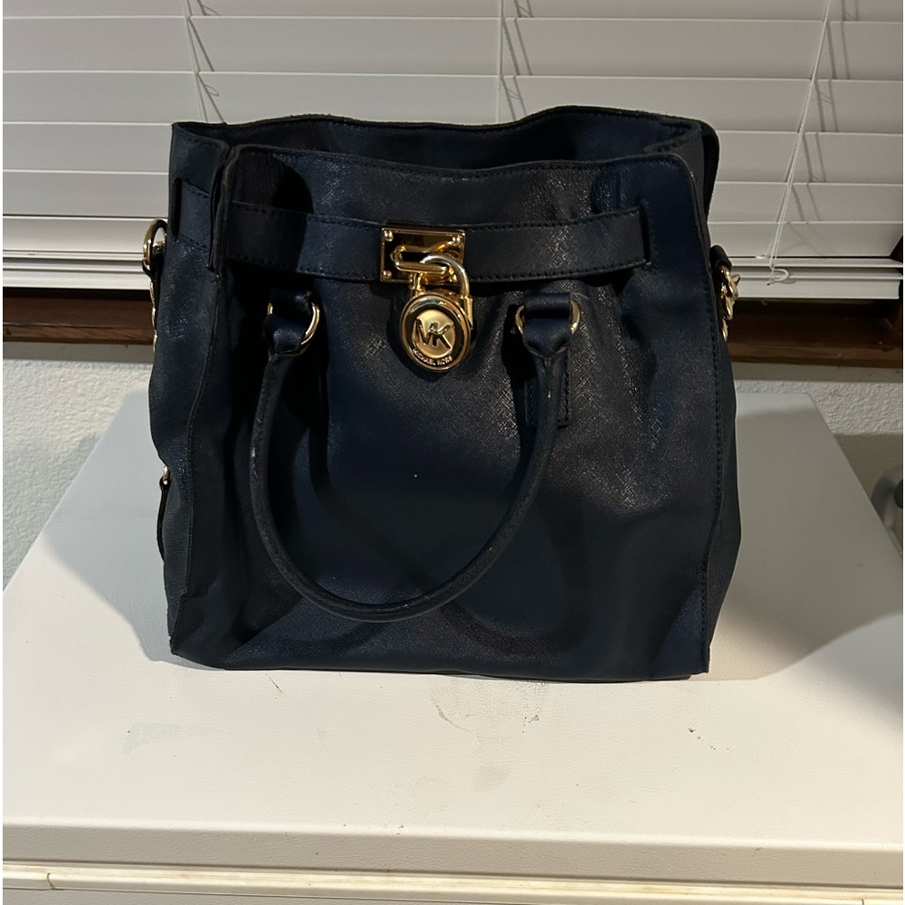 Michael Kors purse Navy Blue